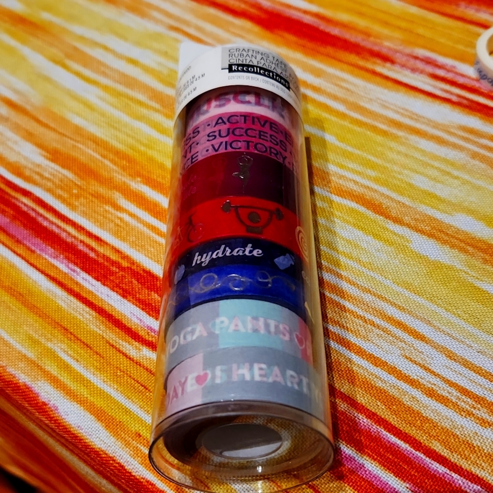 BARELY USED 9 RECOLLECTIONS WASHI TAPE